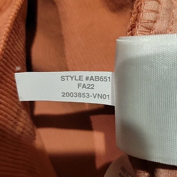 ❤️ NWOT! J CREW CORDUROY HIGH RISE VINTAGE SLIM STRAIGHT JEANS / PANTS, 4 (27) - Picture 6 of 7